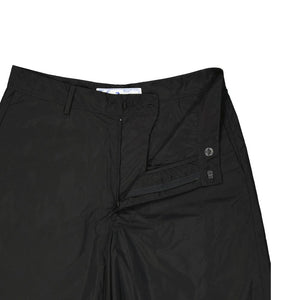 Off-White Black Polyester Short And Mini Shorts