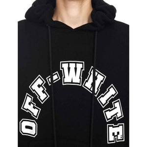 Off-White Black Cotton Sweatshirt