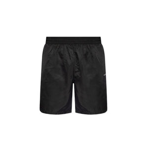 Off-White Black Polyester Shorts