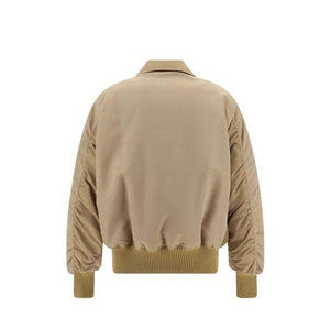 Palm Angels Beige Polyamide Bomber