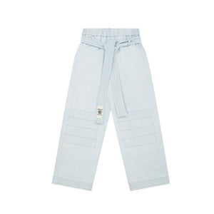 Stella McCartney Blue Cotton Casual Pants