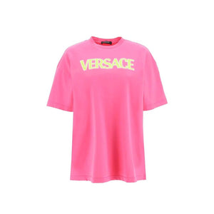 Versace Multicolor Cotton Tank Tops