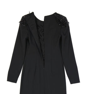 Alberta Ferretti Black Elastane Casual Dress