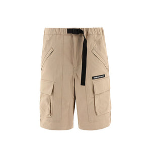 Ambush Beige Cotton Bermuda Shorts