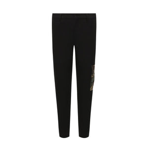 Dolce & Gabbana Black Cotton Cargo Pants