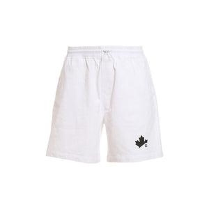 Dsquared² White Cotton Shorts