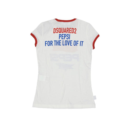 Dsquared² White Cotton T-Shirt