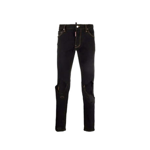 Dsquared² Black Cotton Jeans Denim