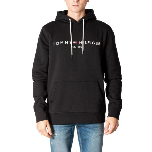 Tommy Hilfiger Jeans Black Cotton Sweatshirt
