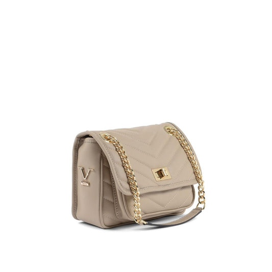 19V69 Italia Beige Leather Crossbody Bag