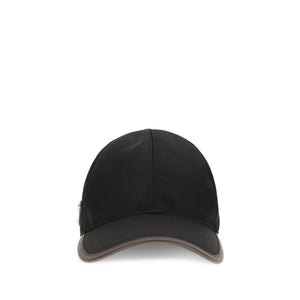 Prada Black Recycled Polyamide Cap (Baseball Hat)