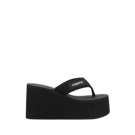 Coperni Black Polyamide Platform Sandals