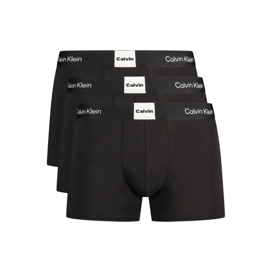Calvin Klein Black Cotton Men's Boxer Shorts