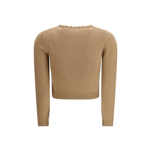 Chloé Brown Wool Sweatshirt