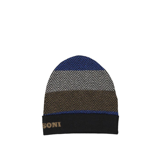 Missoni Blue Wool Beanie