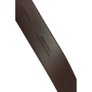 Borbonese White Leather Men Belt