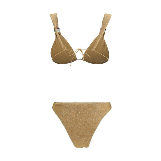 Oséree Gold Polyamide Bikini