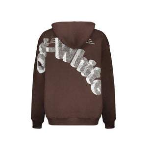Off-White Brown Cotton Sweatshirt