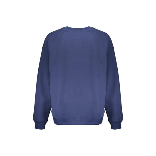 Off-White Blue Cotton Sweatshirt