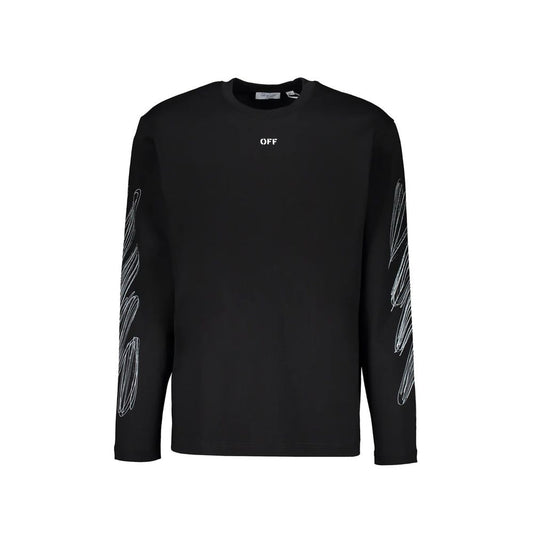 Off-White Black Cotton T-Shirt
