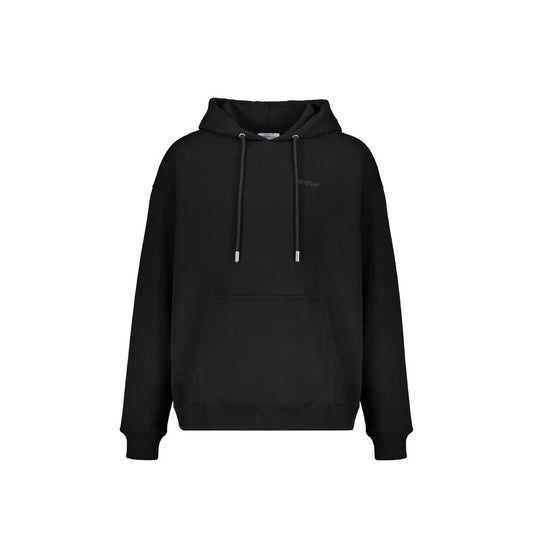 Off-White Black Cotton Sweatshirt