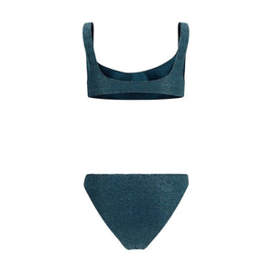 Oséree Blue Polyamide One-Piece Swimsuit