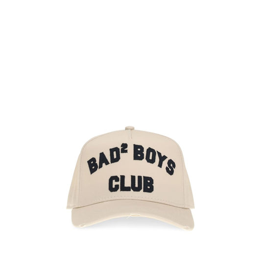 Dsquared² Beige Cotton Cap (Baseball Hat)