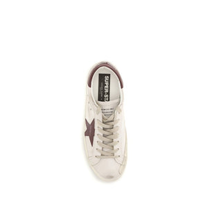 Golden Goose White Calf Leather Bos Taurus Sneakers