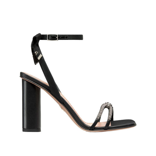 Dior Black Calfskin Strap-On Sandals