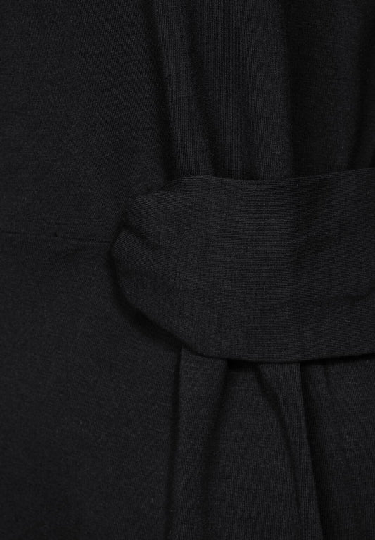 Street One Black Viscose Casual Dress
