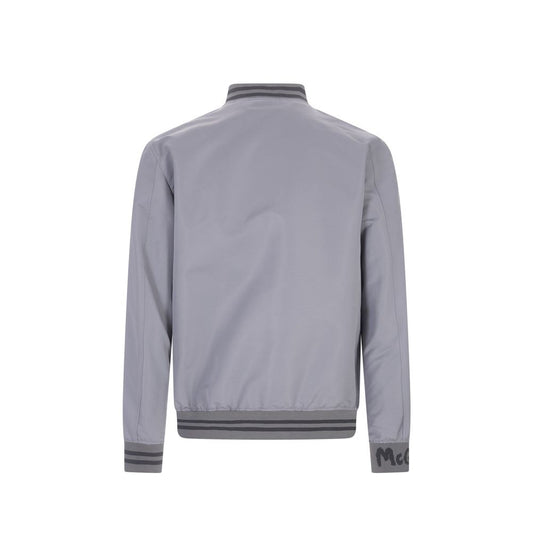 Alexander McQueen Gray Polyester Bomber