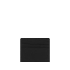Prada Black Calf Leather Bos Taurus Wallet