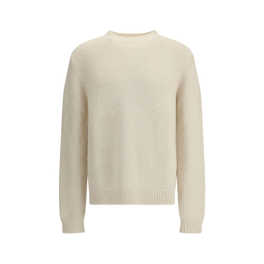 Jil Sander White Alpaca Vicugna Pacos Sweatshirt