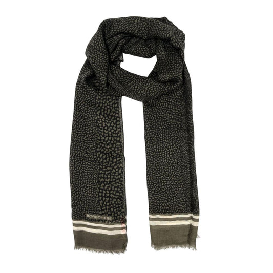 Borbonese Grey Modal Women Scarf