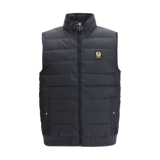 Belstaff Blue Recycled Polyamide Sleveless Jacket
