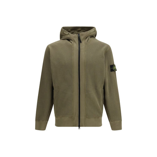 Stone Island Bicolor Cotton Sweatshirt