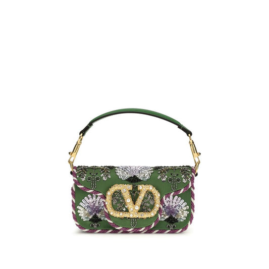 Valentino Garavani Multicolor Silk Shoulder Bag