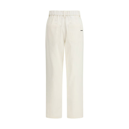 Brunello Cucinelli Beige Cotton Casual Pants