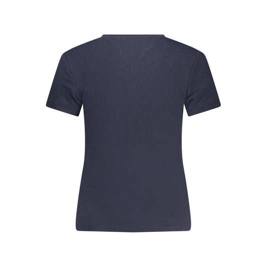 Tommy Hilfiger Blue Cotton Women's T-Shirt