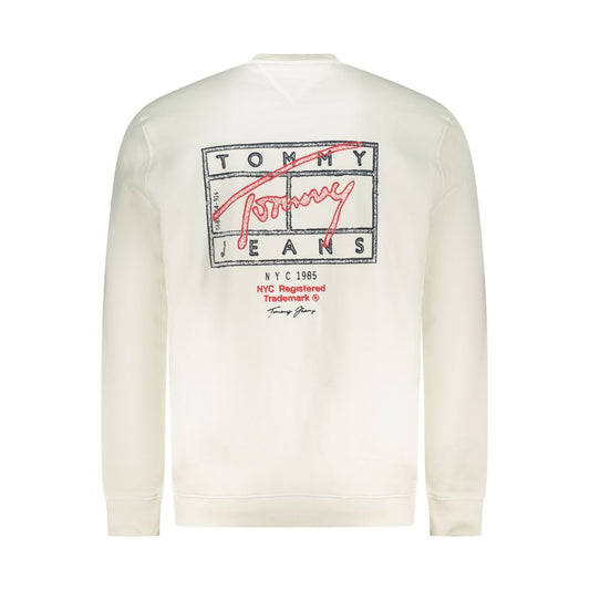 Tommy Hilfiger White Cotton Men's Sweatshirt