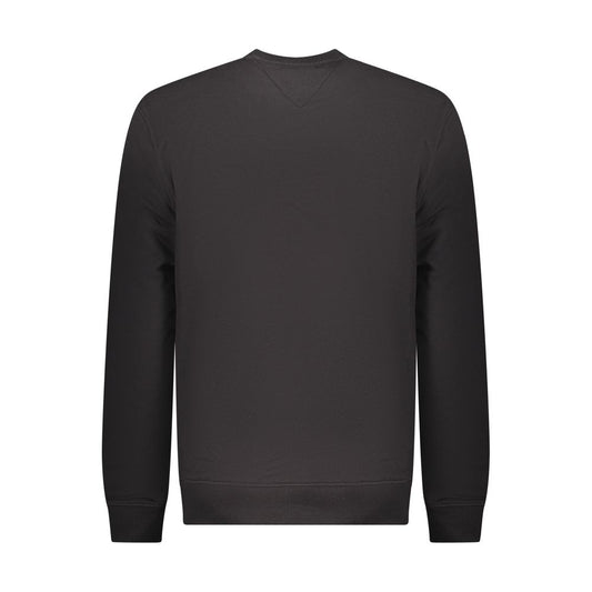 Tommy Hilfiger Black Cotton Men Sweatshirt