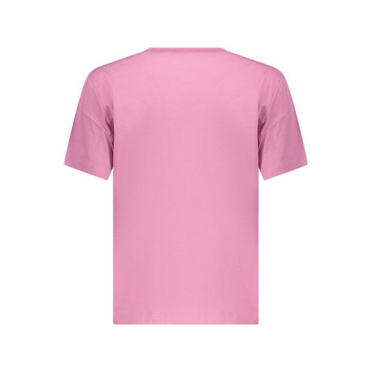 Calvin Klein Pink Cotton Women T-Shirt
