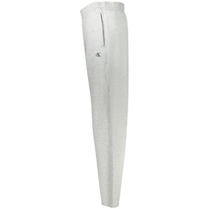 Calvin Klein Grigio Cotton Men Sport Trouser