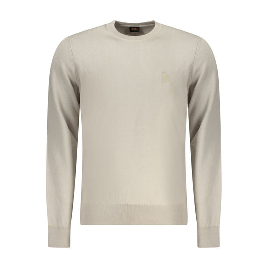 Hugo Boss Beige Cotton Men's Sweater