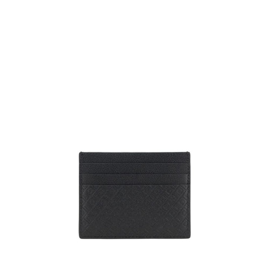 Ferragamo Black Calf Leather Bos Taurus Wallet