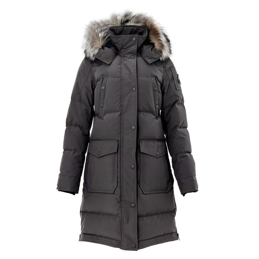 Moose Knuckles Gray Polyester Parka