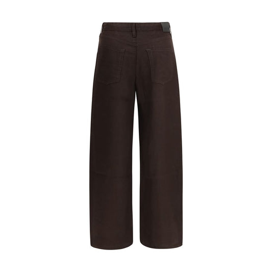 Citizens of Humanity Brown Linen Casual Pants