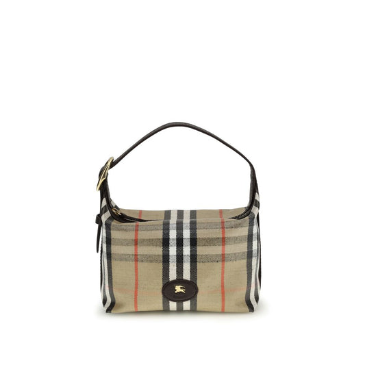 Burberry Beige Cotton Shoulder Bag