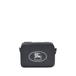 Burberry Black Polyester Shoulder Bag