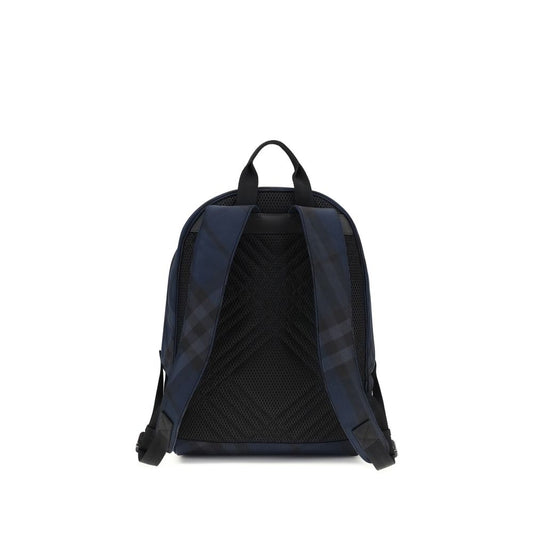 Burberry Blue Polyamide Backpack